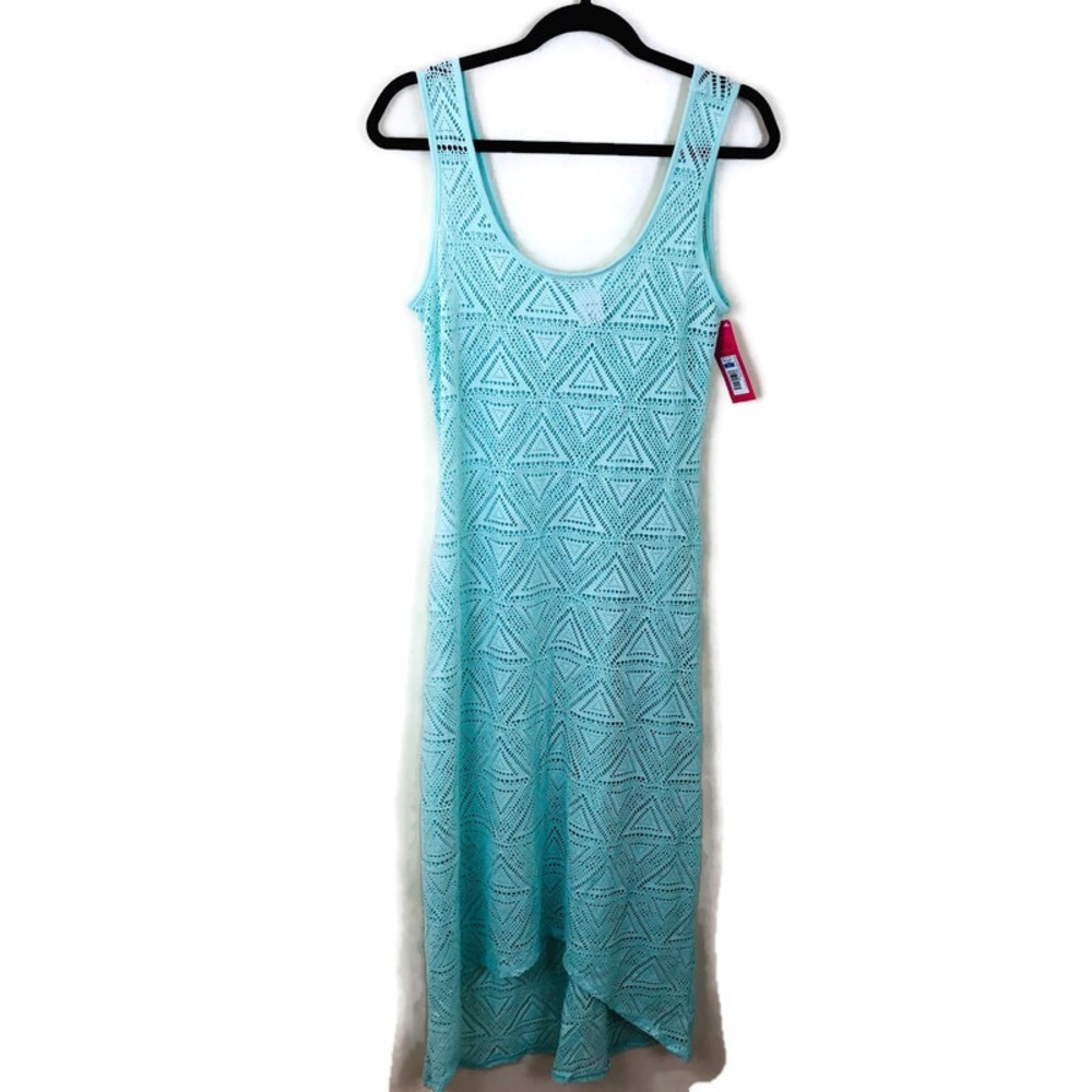 Xhilaration Mint Green Swim Cover Up Dress Sz L